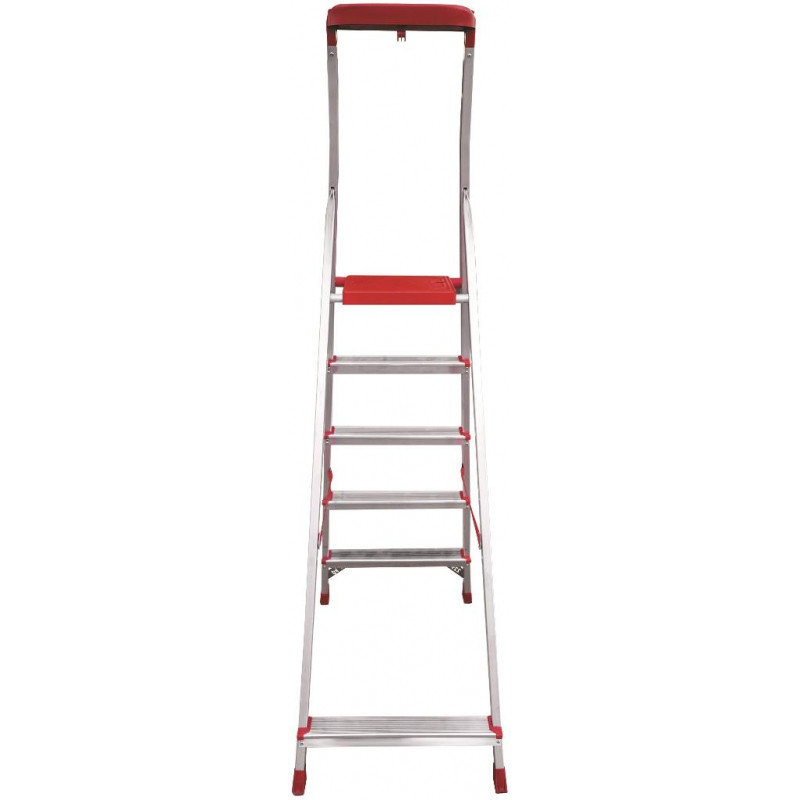 Стремянка алюминиевая усиленная 225 кг 5 ступеней, пл. лоток Новая Высота