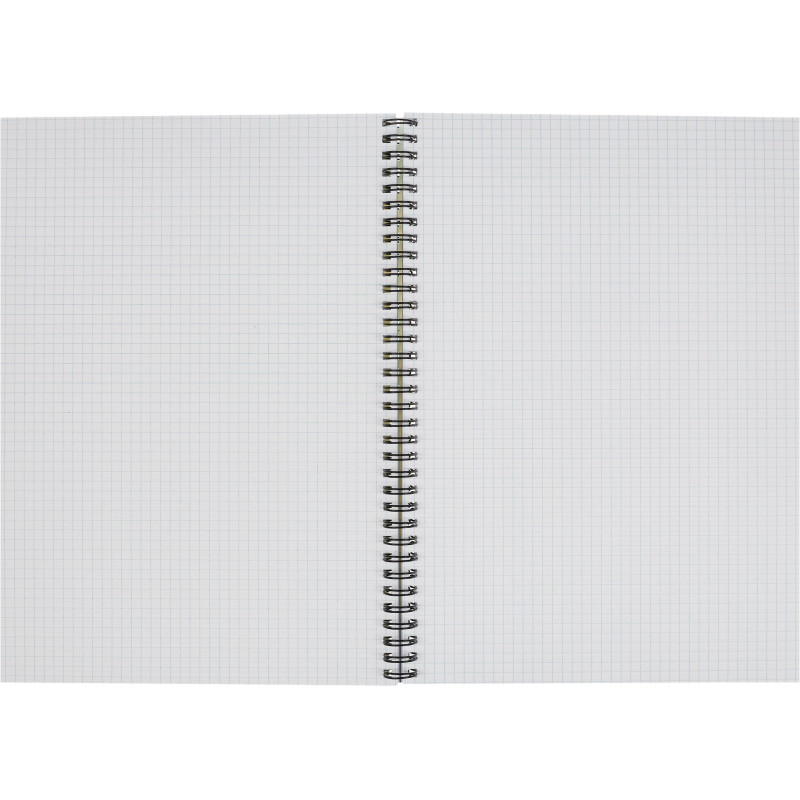 Тетрадь общая Attache,120л,клет,А4,спир,обл.мел.карт