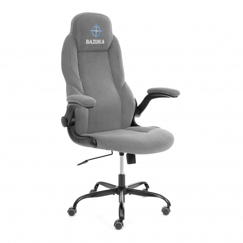 Кресло Bazuka Metalbl/Базука Металбл велюр, серый, 29