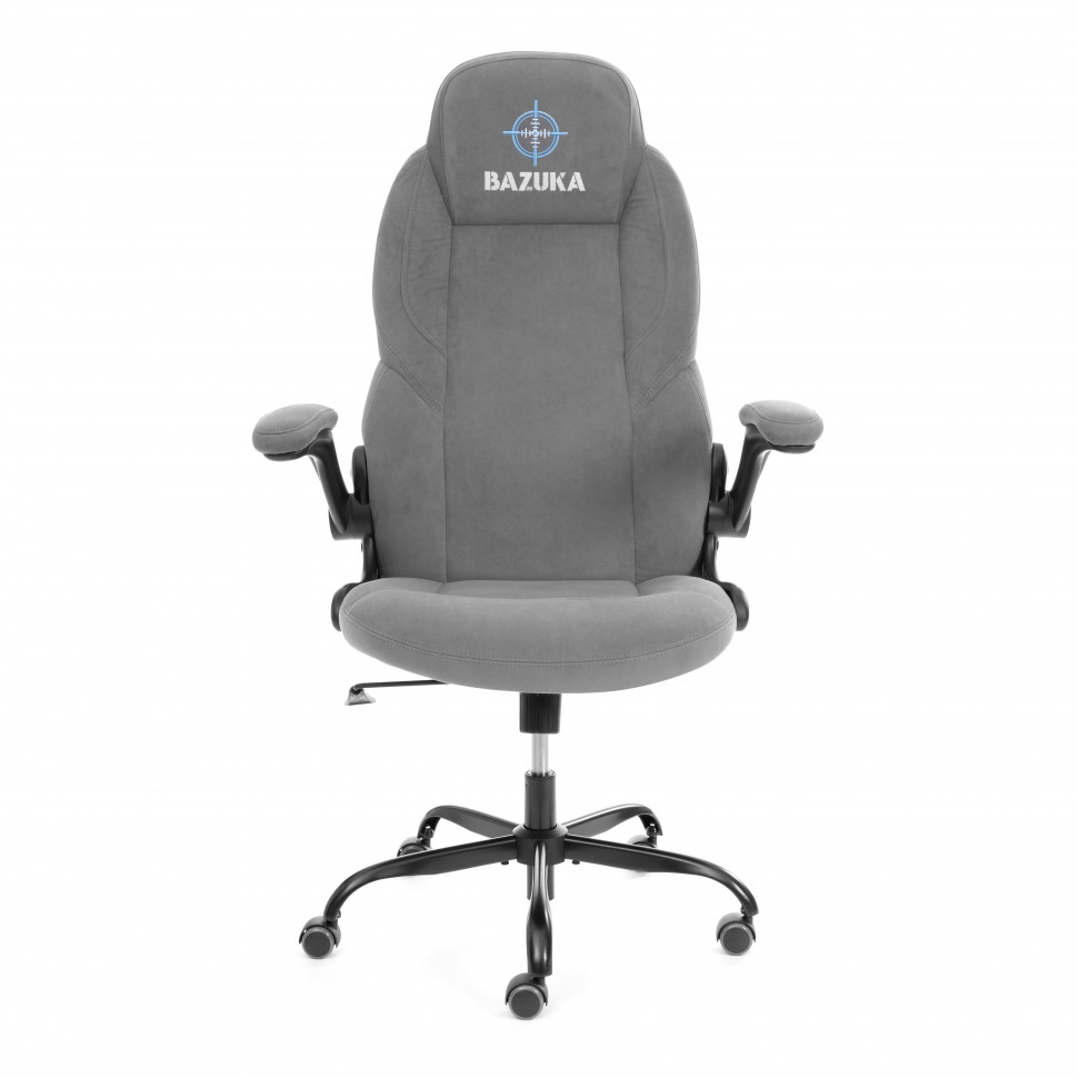 Кресло Bazuka Metalbl/Базука Металбл велюр, серый, 29