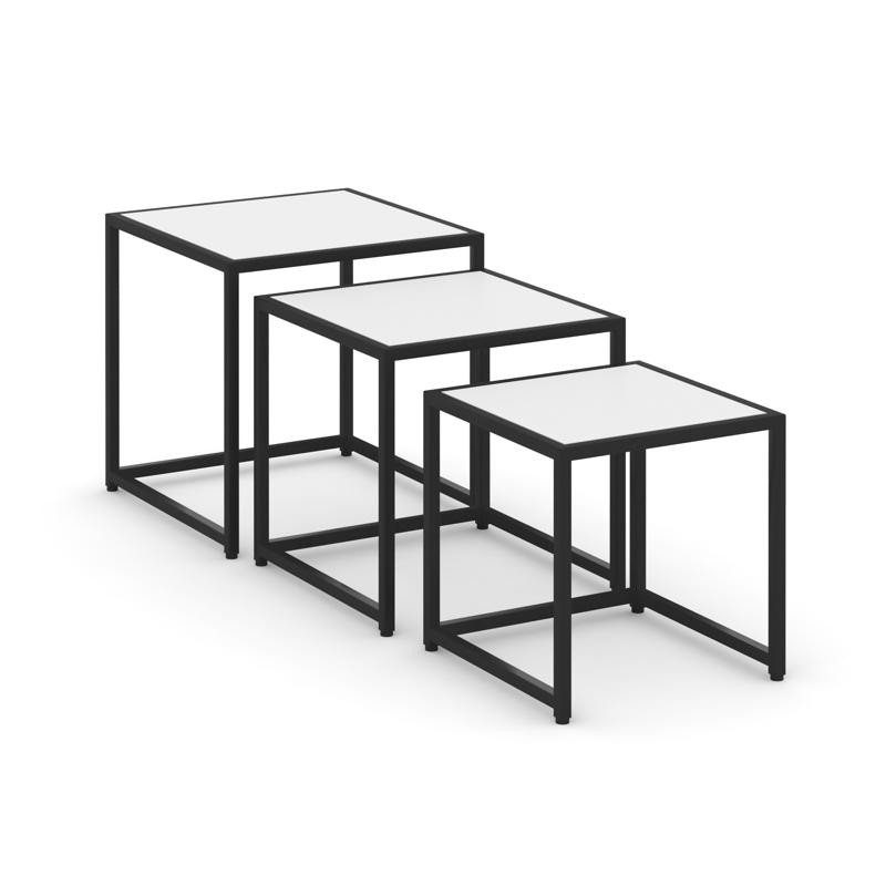 Loft Стол журнальный VR.L-SJK-50 Белый Бриллиант/Металл Черный 500*500*500 Loft Стол журнальный VR.L-SJK-50 Белый Бриллиант/Металл Черный 500*500*500