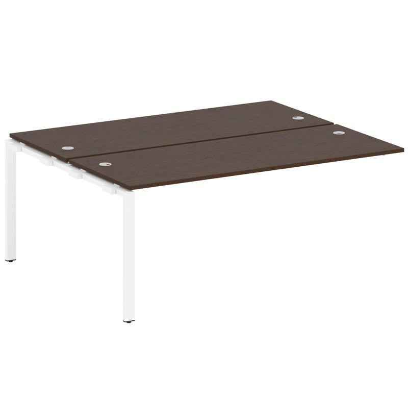 Metal System Проходной элемент рабочей станции на П-образном м/к БП.ПРС-СП-2.5 Венге Цаво/Металл Бел