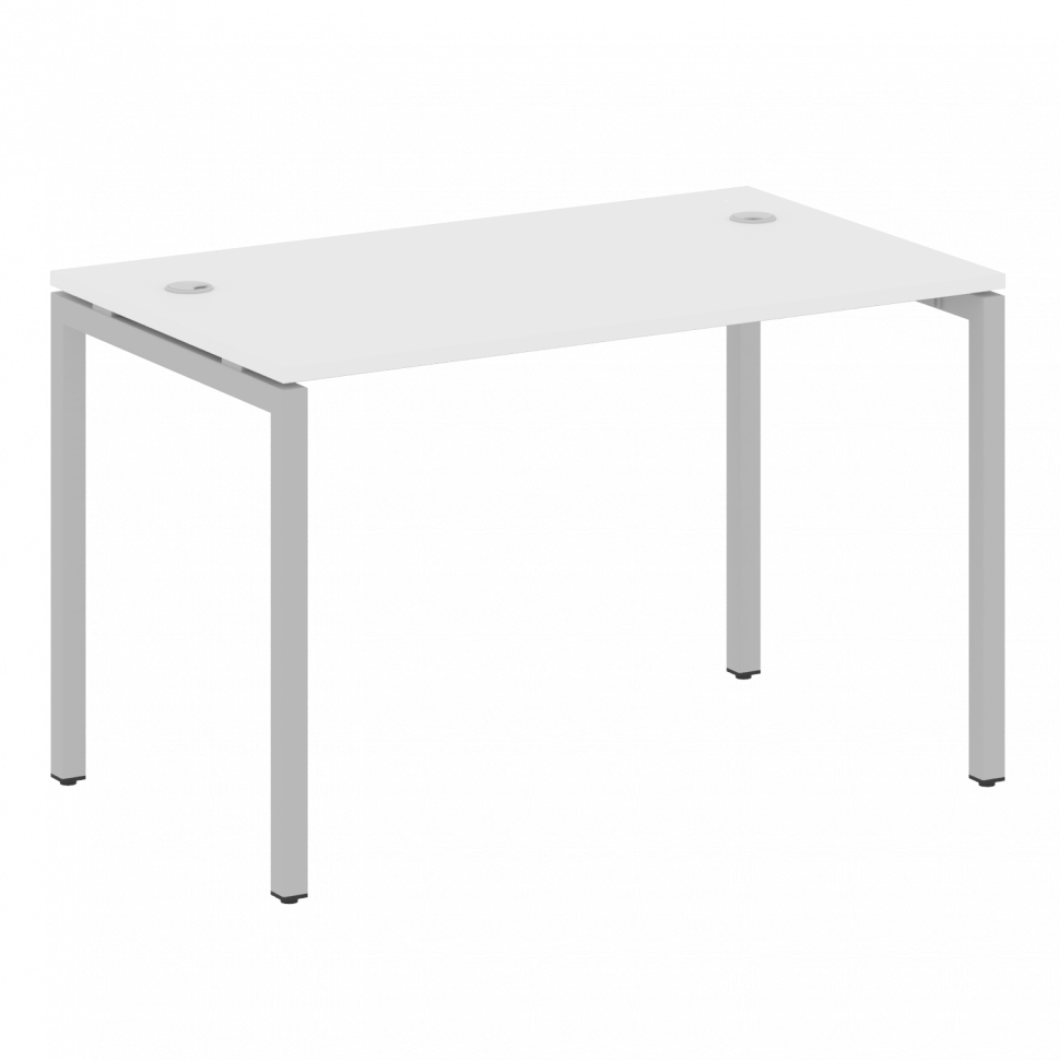 Metal System Quattro Стол письменный на П-образном м/к 40БП.СП-2 Белый/Металл Серый 1200*720*750 Metal System Quattro Стол письменный на П-образном м/к 40БП.СП-2 Белый/Металл Серый 1200*720*750