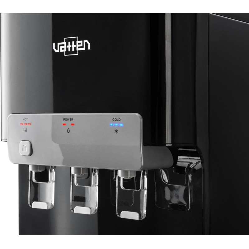 Кулер VATTEN V11NKB, для воды, компрессорный, холодильник, черный