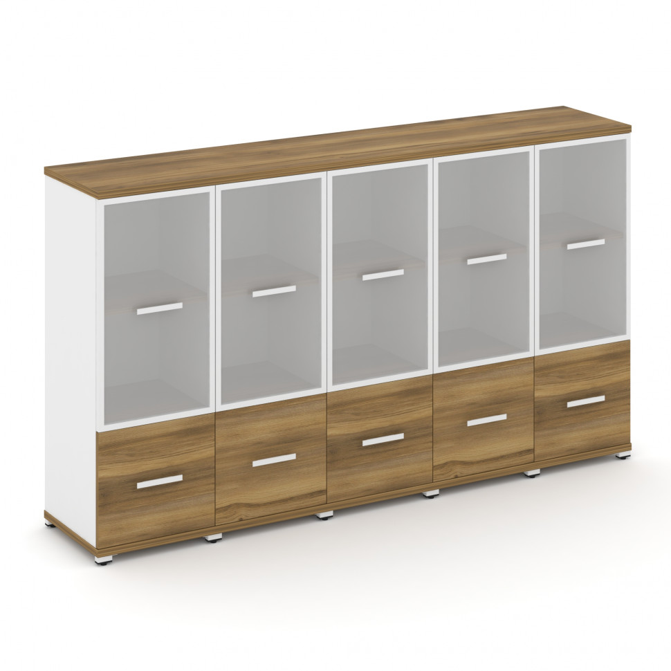 Concept Шкаф 5 узких секций, 3 ниши CN.STU-352 RMW W Сандал Янтарный/Белый Бриллиант/Металл Белый/Са Concept Шкаф 5 узких секций, 3 ниши CN.STU-352 RMW W Сандал Янтарный/Белый Бриллиант/Металл Белый/Са