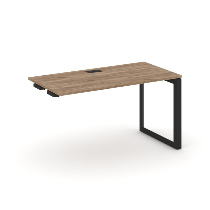 Style Project Стол-приставка к опор. элем. SN-59O.OPRS-021 Дуб Табак/Металл Черный/Черный Заглушка 9