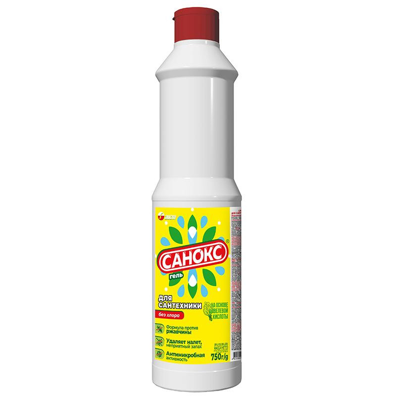 Средство для сантехники САНОКС гель 750 гр_СПб