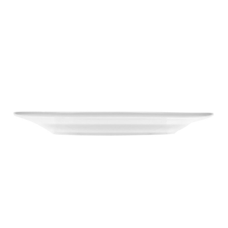 Тарелка Collage мелкая, фарфоровая, белая, d=26,3cм , (фк380)