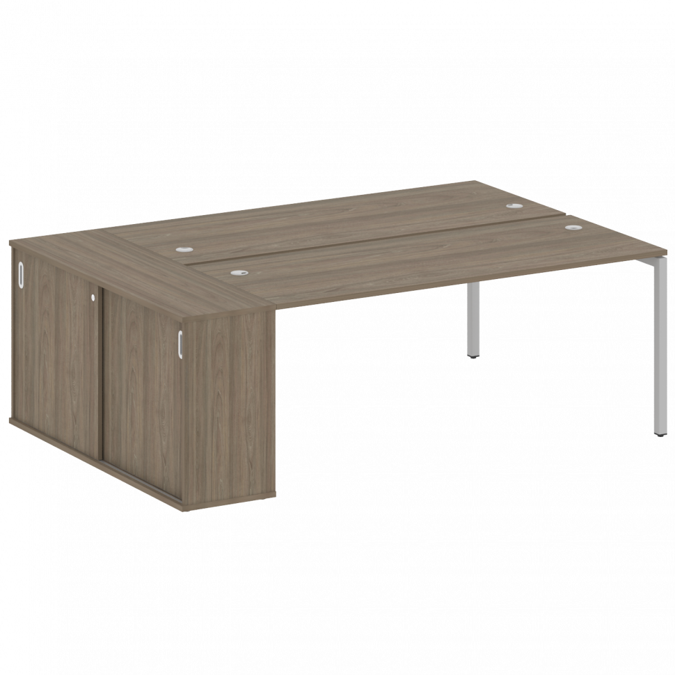 Metal System Quattro Рабочая станция с шкафом-купе на П-образном м/к 40БП.РС-СШК-1.5 Т Вяз Благородн Metal System Quattro Рабочая станция с шкафом-купе на П-образном м/к 40БП.РС-СШК-1.5 Т Вяз Благородн