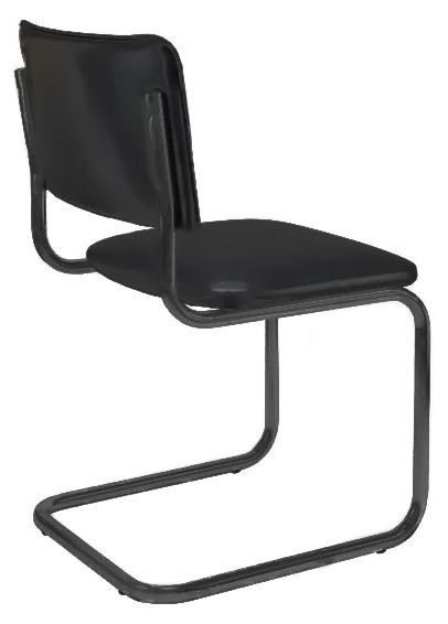 Стул сильвия 01S Черный/Металл Черный