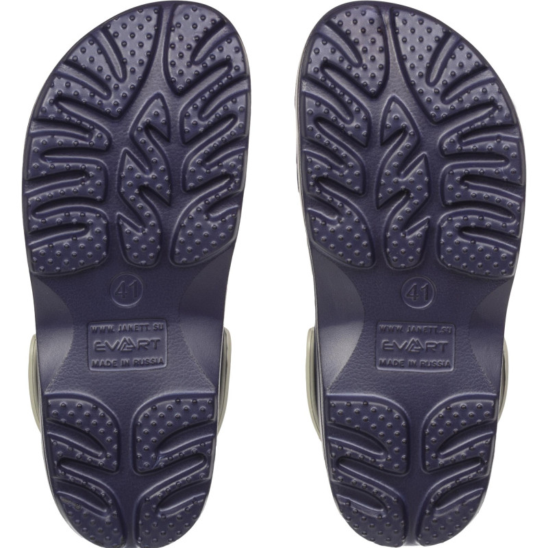 Сабо мужские EVART Ола фиолетово-синий/дымчатый серый р.42