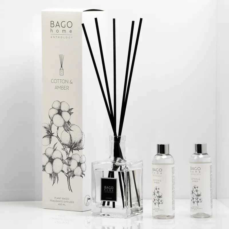 Аромадиффузор Хлопок и амбра 400 мл, BAN0203