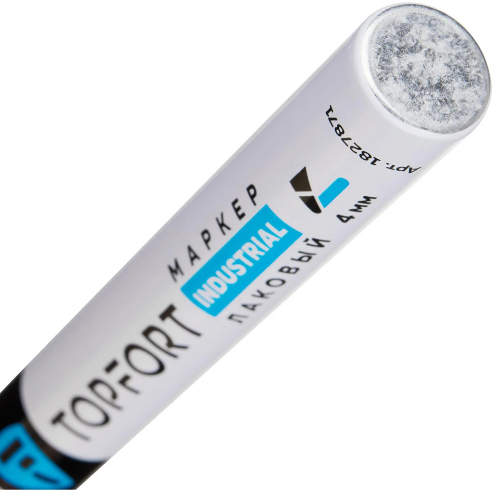 Маркер лаковый Topfort Industrial 4 мм желтый