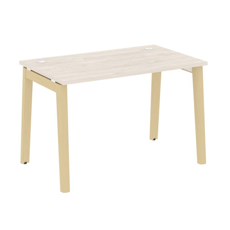 Onix Wood Стол письменный OW.SP-2.7 Денвер Светлый/Дуб Светлый/Металл Белый 1180*720*750