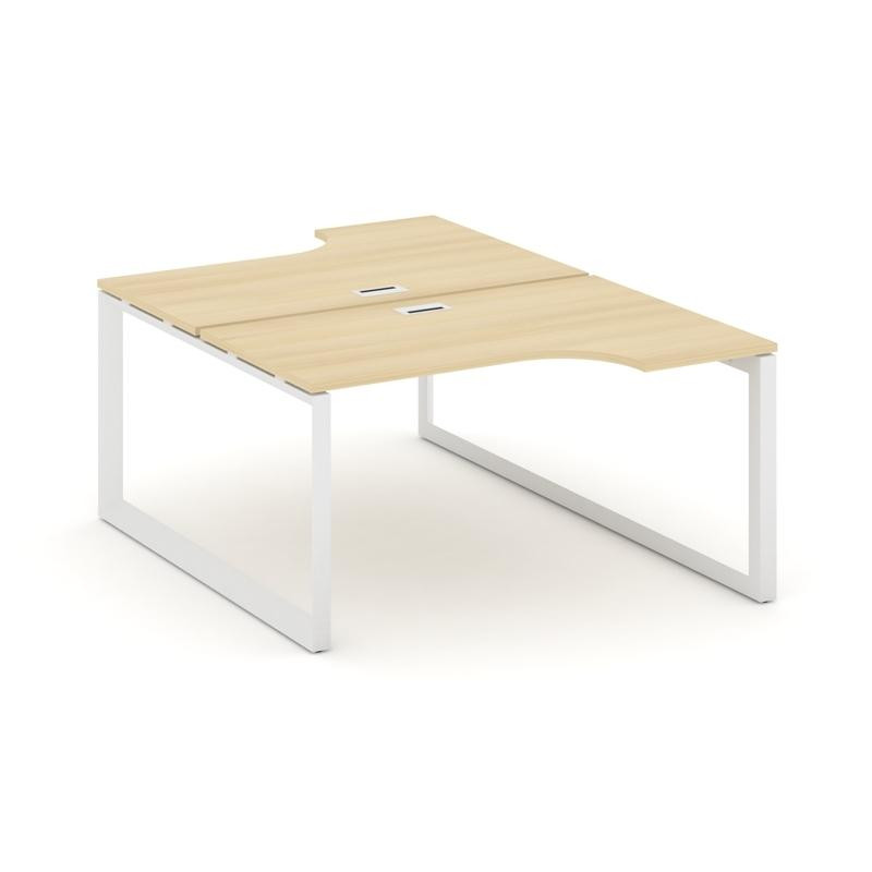 Style Project Рабочая станция эргономичная SN-59O.DRPA-021 Акация Лорка/Металл Белый/Белый Заглушка