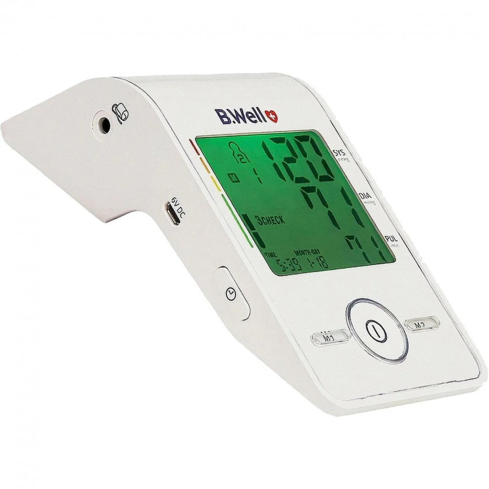 Тонометр B.Well MED 55 адаптер+универсальная манжета с поверкой