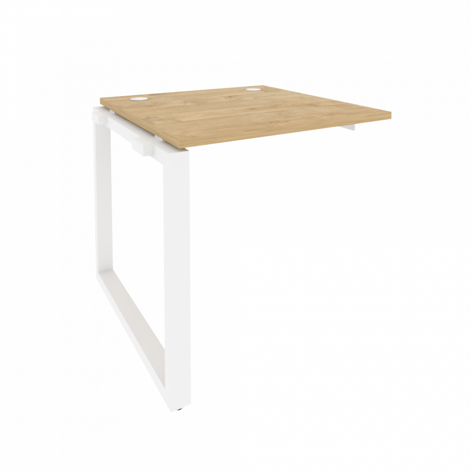 Onix Наборный элемент рабочей станции на О-образном м/к O.MO-1.NRS-0.8 Тиквуд Светлый/Металл Белый 7