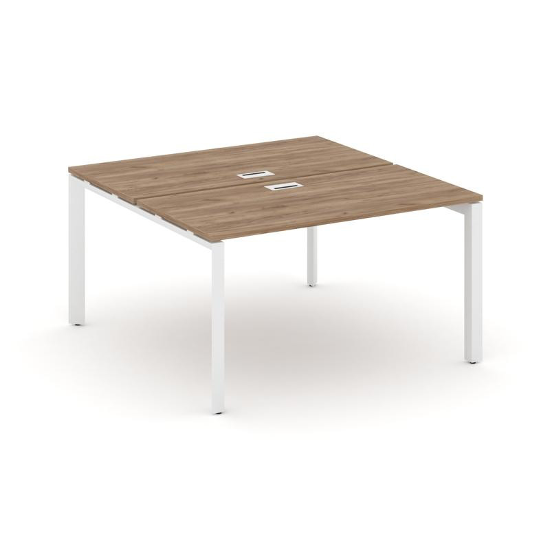 Style Project Рабочая станция двухсторонняя SN-59P.DRS-021 Дуб Табак/Металл Белый/Белый Заглушка 980