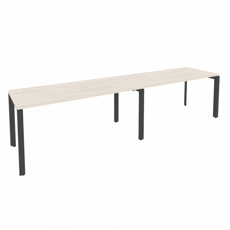 Onix Рабочая станция на П-образном м/к O.MP-RS-2.4.7 Денвер Светлый/Металл Антрацит 3160*720*750 Onix Рабочая станция на П-образном м/к O.MP-RS-2.4.7 Денвер Светлый/Металл Антрацит 3160*720*750