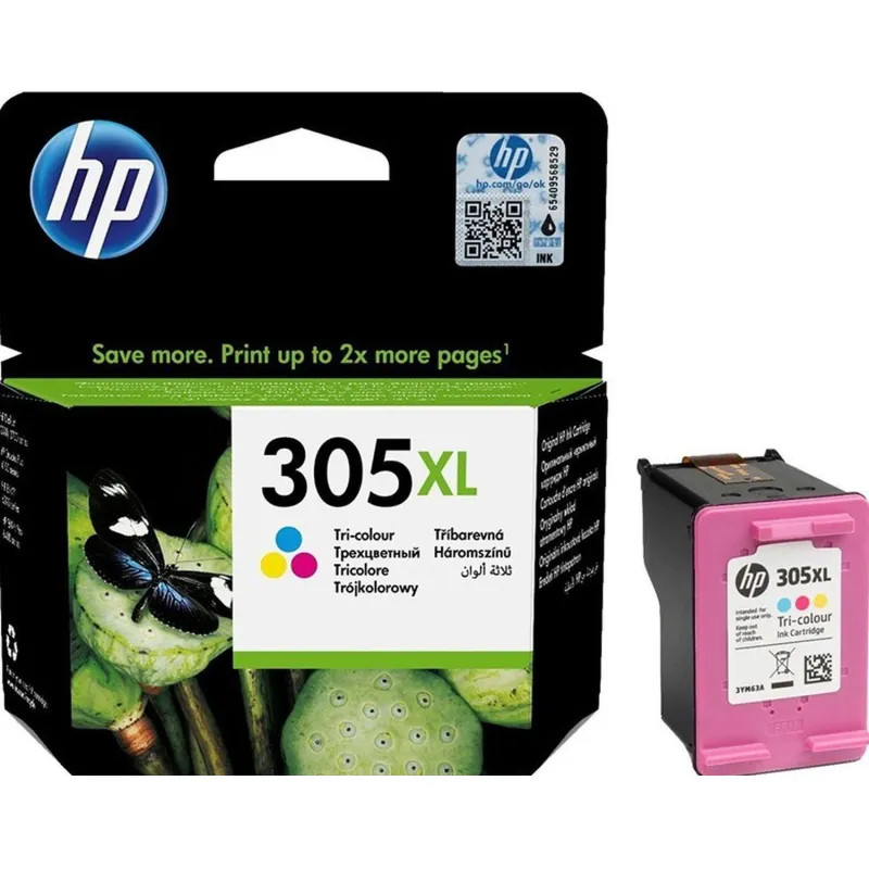 Картридж струйный HP 305XL 3YM62AE чер. пов.емк. для DJ 2320/2710/2720