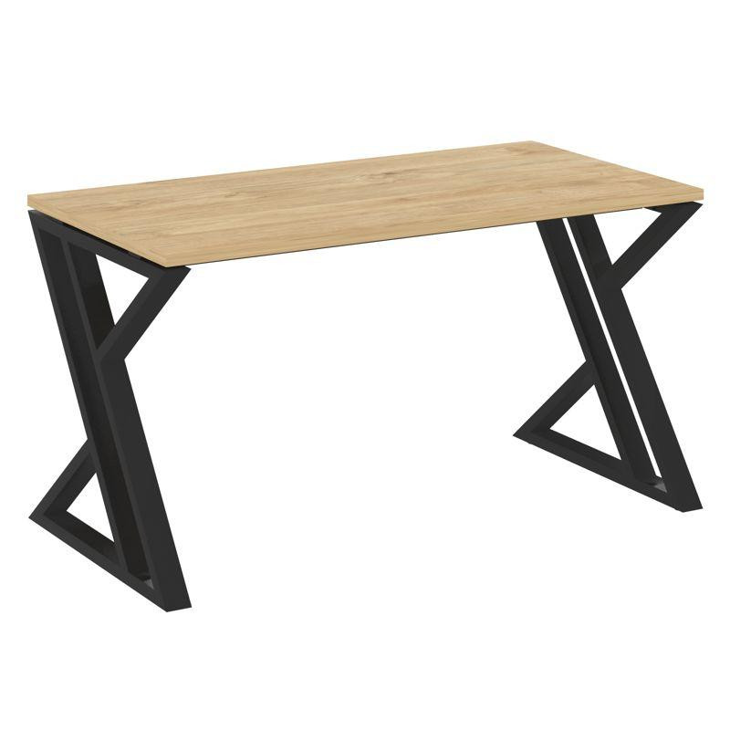 Loft Стол рабочий VR.L-SRZ-3.7 Тиквуд Светлый/Металл Черный 1380*720*750 Loft Стол рабочий VR.L-SRZ-3.7 Тиквуд Светлый/Металл Черный 1380*720*750