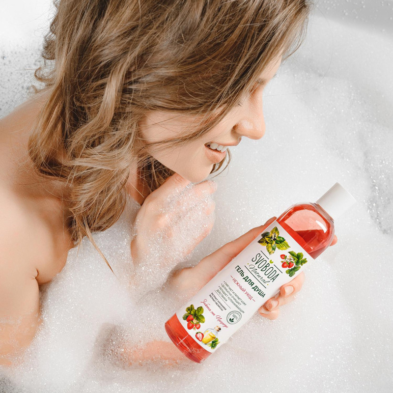 Гель для душа SVOBODA Нежный уход 430мл