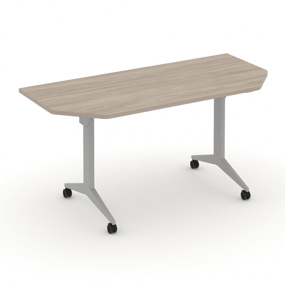 X-Pull Стол складной мобильный X.M-7.T2 Дуб Аттик/Металл Серый 1580*720*753