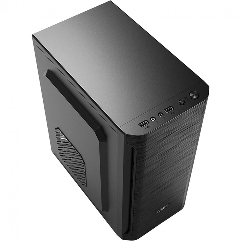 Корпус CBR mATX Minitower MX10, c БП 450W, Black (PCC-MATX-MX10-450W2)