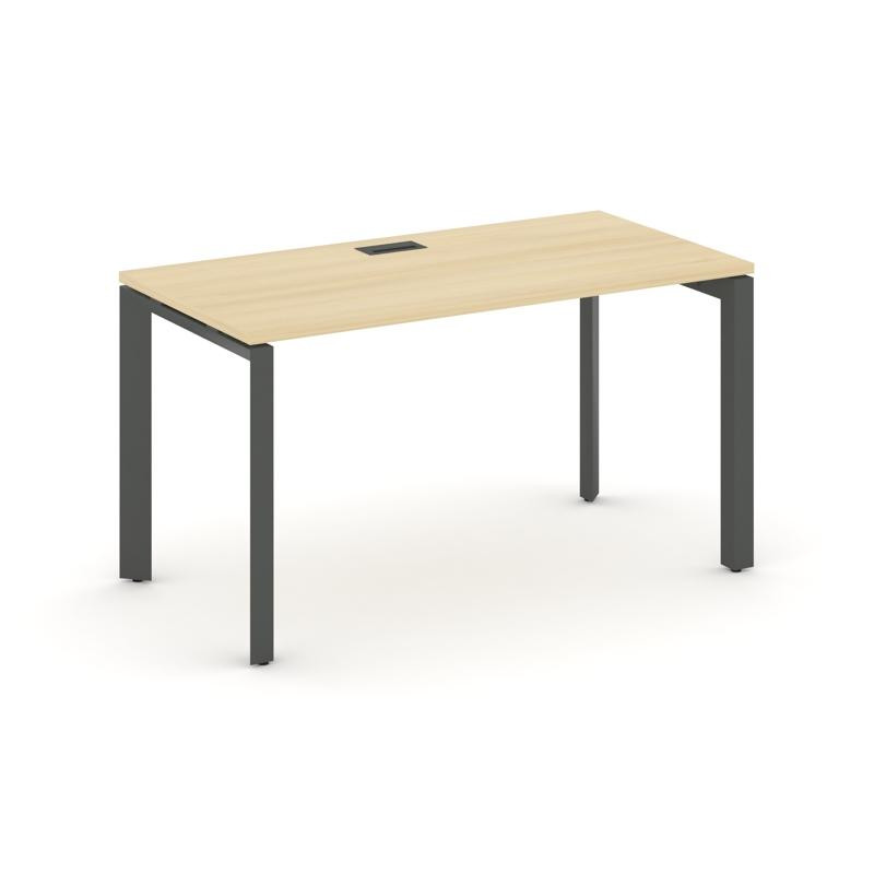 Style Project Стол письменный SN-59P.SP-014 Акация Лорка/Металл Антрацит/Черный Заглушка 1580*700*75