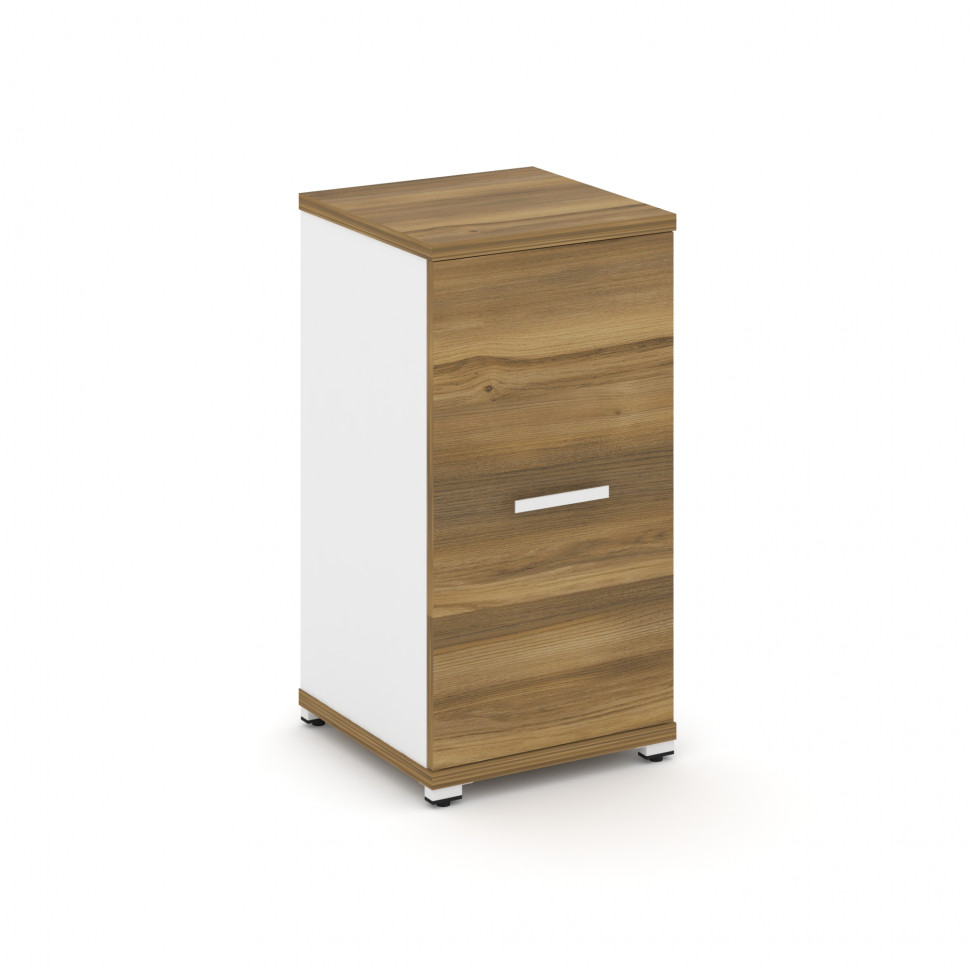 Concept Шкаф 1 узкая секция, 2 ниши CN.STU-213 W Сандал Янтарный/Белый Бриллиант/Металл Белый 420*42