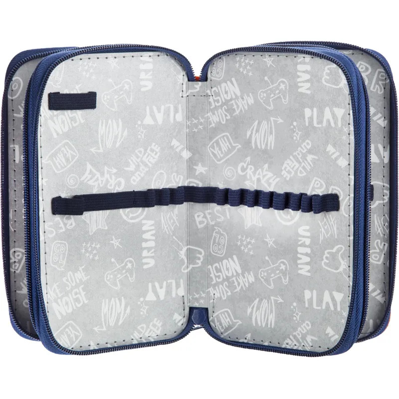 Пенал Комус Класс Super car 3 отд., выборочный лак, 190x110 мм, ПКК 12-19