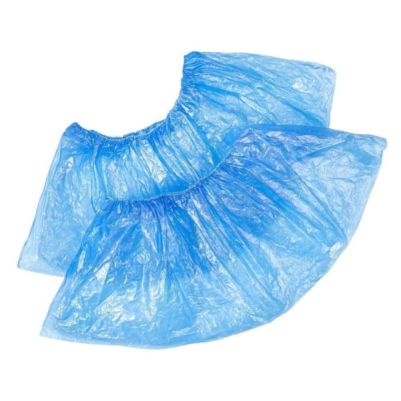 Бахилы п/э Elegreen Лайт-H синие, арт.ГППНД-6/1р-С/50, 1,8 г, 50 пар/уп