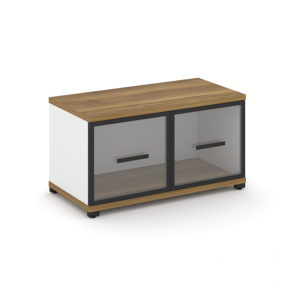 Concept Шкаф 1 широкая секция, 1 ниша CN.STS-113 RPB B Сандал Янтарный/Белый Бриллиант/Металл Черный