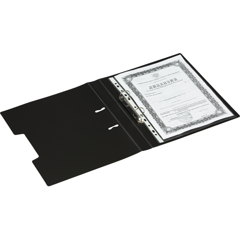 Папка на 2-х кольцах Attache Digital, черный