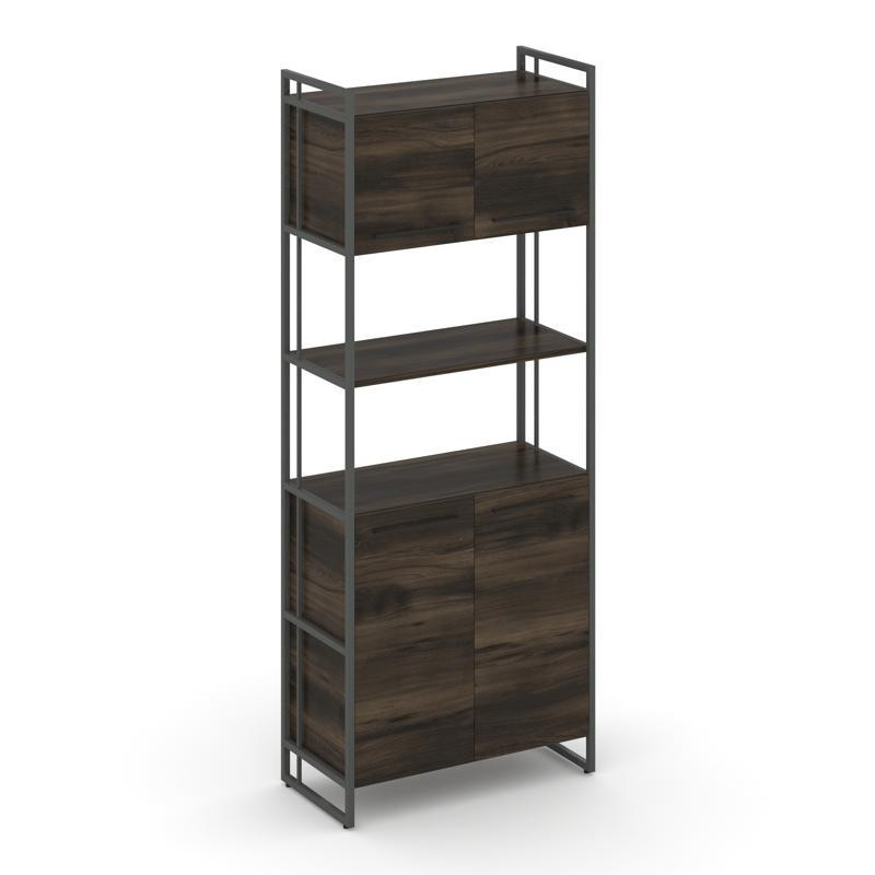 Rift Шкаф 5 ниш широкий RF.SS-53 Дуб Мали/Металл Антрацит/Черный Ручки 798*396*2010