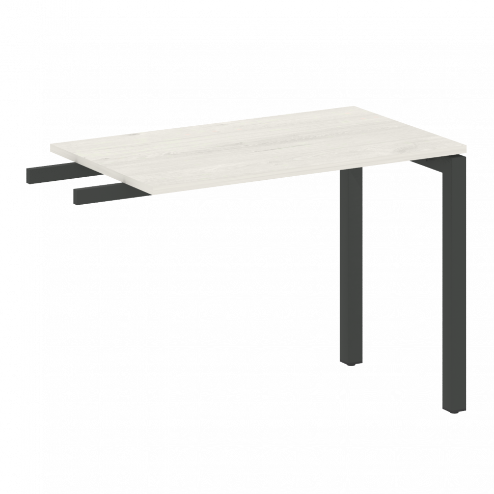 Metal System Quattro Приставной элемент на П-образном м/к 50БП.ПР-3 Дуб Наварра/Металл Антрацит 1000