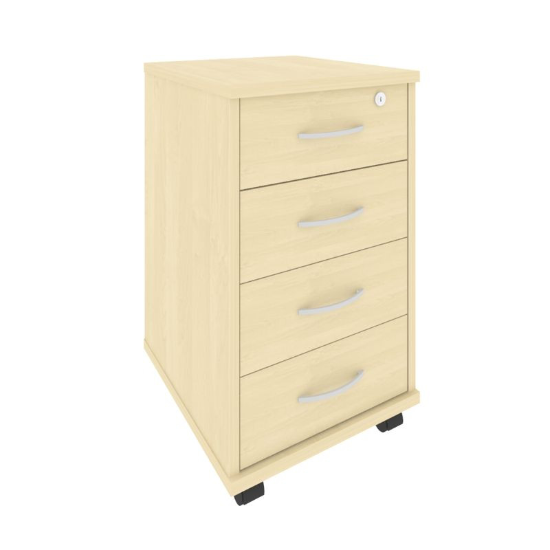 Riva Тумба подкатная с фолдингом А.ТМ-4F Клен 420*450*708 Riva Тумба подкатная с фолдингом А.ТМ-4F Клен 420*450*708