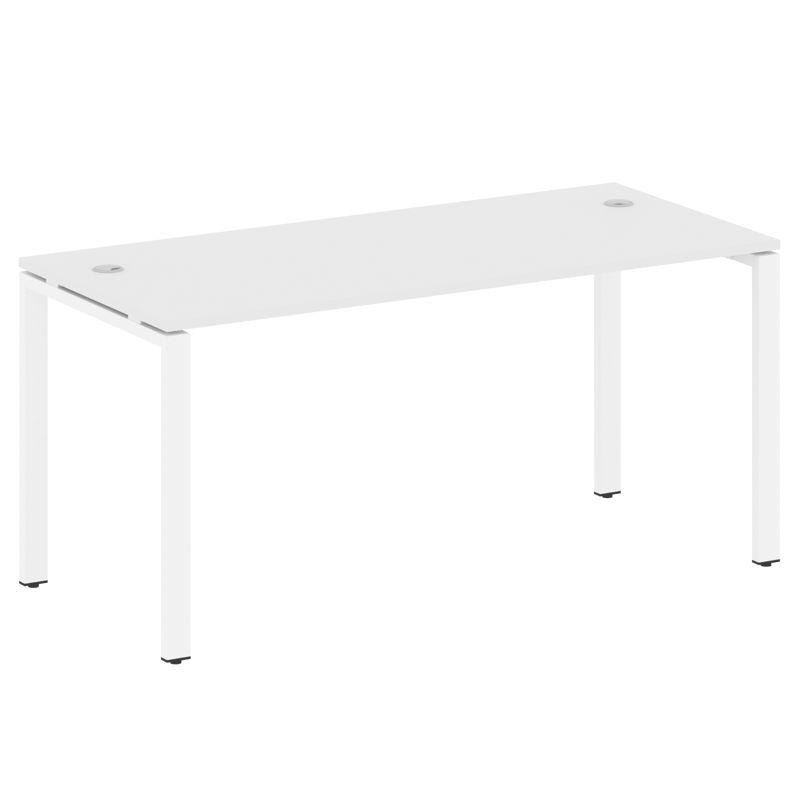 Metal System Стол письменный на П-образном м/к БП.СП-4 Белый/Металл Белый 1600*720*750 Metal System Стол письменный на П-образном м/к БП.СП-4 Белый/Металл Белый 1600*720*750