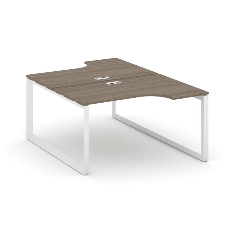 Style Project Рабочая станция эргономичная SN-59O.DRPA-002 Вяз Благородный/Металл Белый/Белый Заглуш