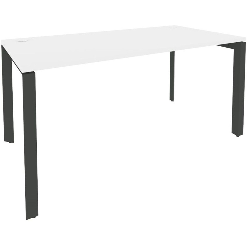 Стол KYN_0MX_ONIX-П П на м/к O.MP-SP-4.8 белый бриллиант/антрацит Ш1580