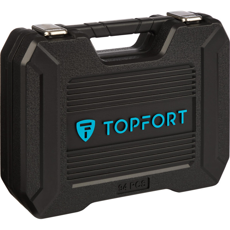 Набор инструмента TOPFORT 94 предметов  1/4 и 1/2