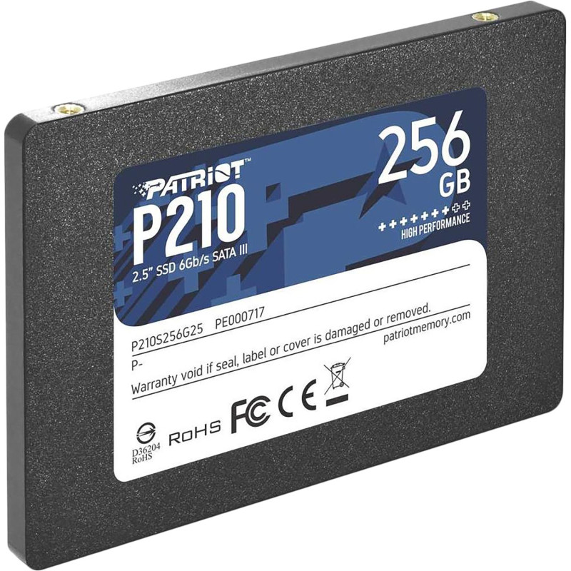 SSD накопитель Patriot P210 SATA III 256Gb 2.5(P210S256G25)