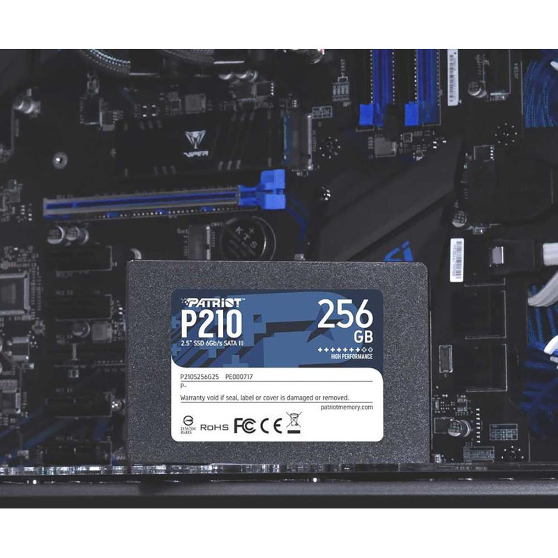 SSD накопитель Patriot P210 SATA III 256Gb 2.5(P210S256G25)