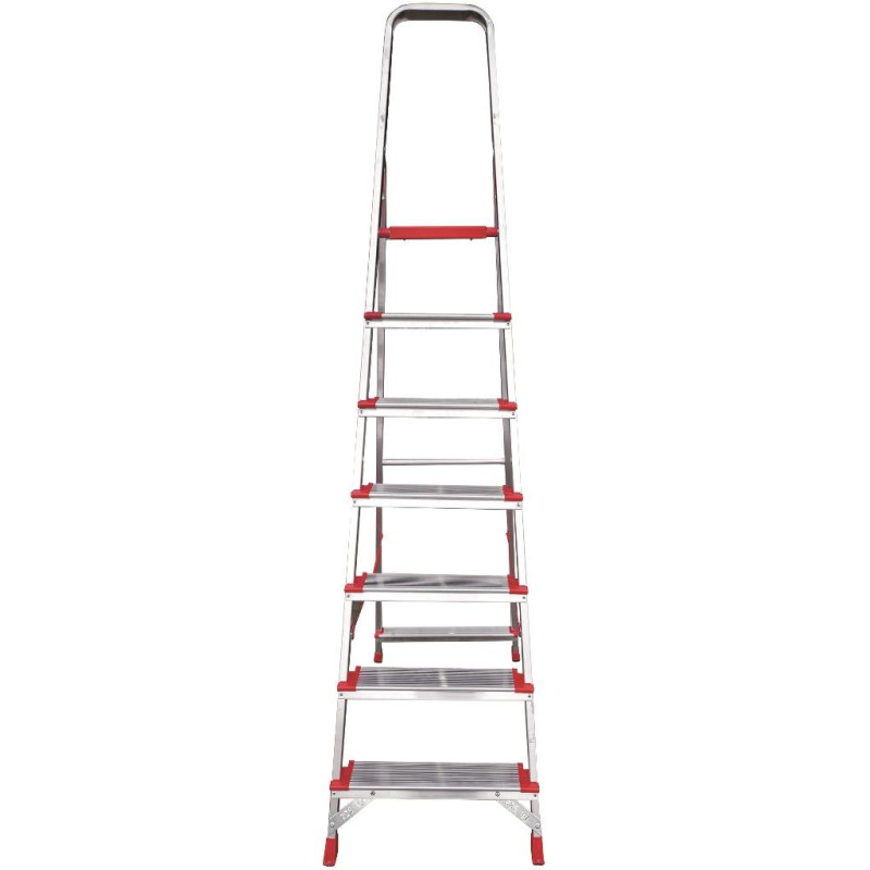 Стремянка алюминиевая усиленная 225 кг 7 ступеней (130 мм) Новая Высота