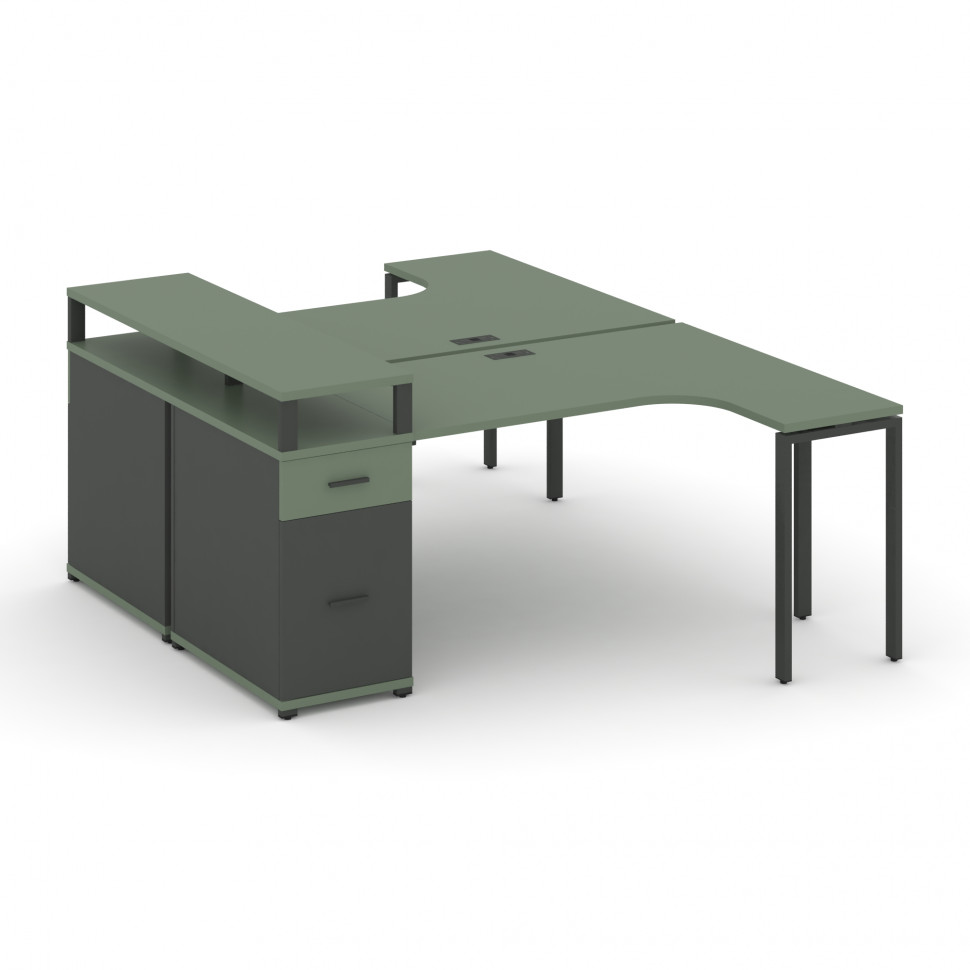 Concept Рабочая станция CN.DSA-407 A Кобо/Антрацит/Металл Антрацит 1800*1180*917 Concept Рабочая станция CN.DSA-407 A Кобо/Антрацит/Металл Антрацит 1800*1180*917