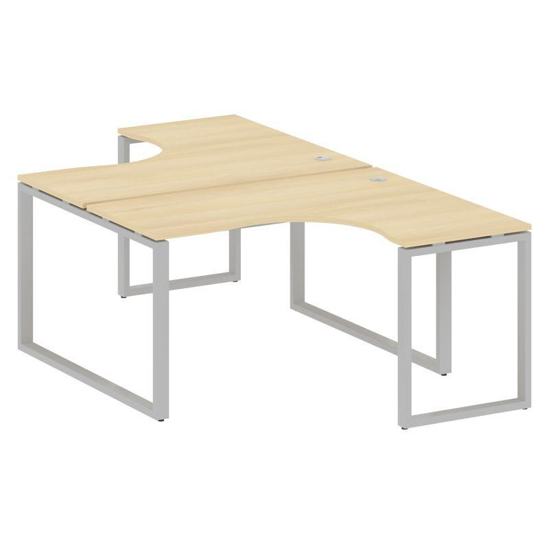 Metal System Рабочая станция криволинейная на О-образном м/к БО.РАС-СА-2.3 Акация Лорка/Металл Серый Metal System Рабочая станция криволинейная на О-образном м/к БО.РАС-СА-2.3 Акация Лорка/Металл Серый