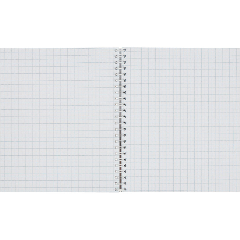 Тетрадь общая Attache,120л,клет,А5,спир,обл.лак.карт