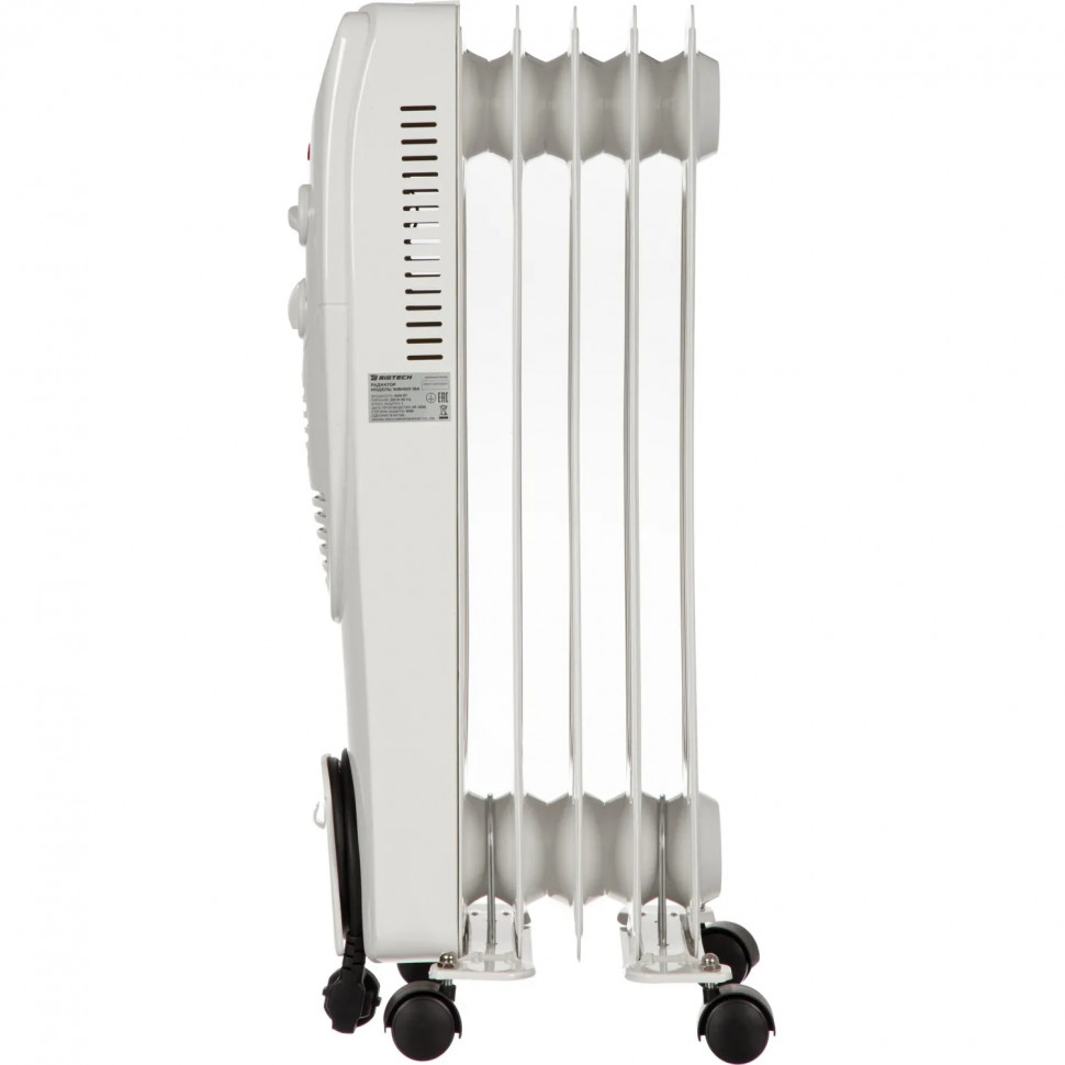 Радиатор BigTech WBH001 10A, масляный (5 секций 1000 Вт)