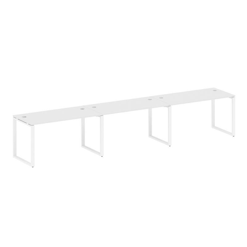 Metal System Рабочая станция на 3 места на О-образном м/к БО.СМ-3.3 Белый/Металл Белый 4200*720*750 Metal System Рабочая станция на 3 места на О-образном м/к БО.СМ-3.3 Белый/Металл Белый 4200*720*750