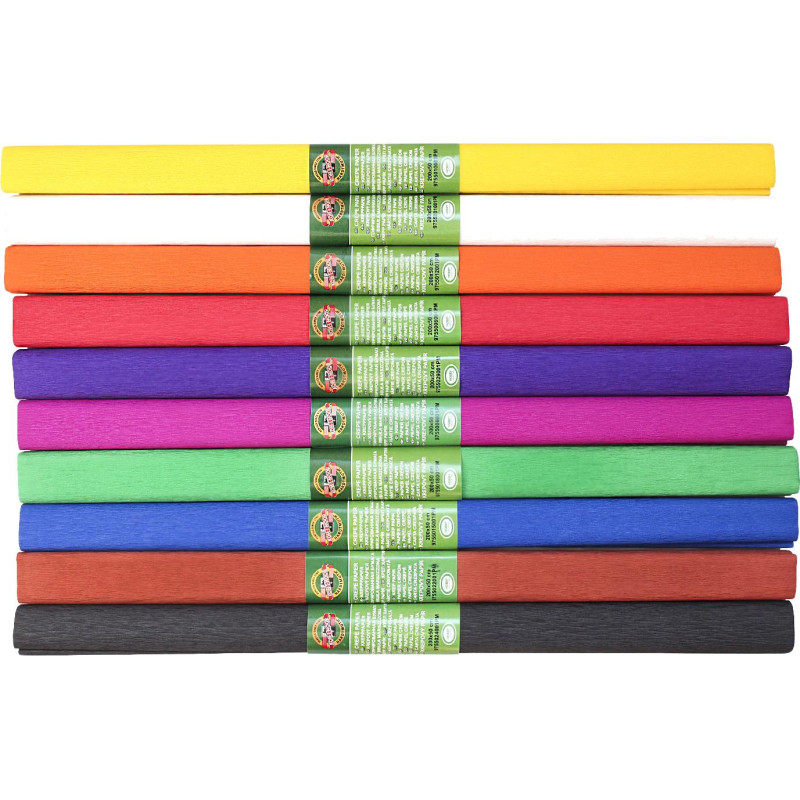 Бумага крепированная в рулоне 2000х500 9755, 10цв (трад) 9755037002PM